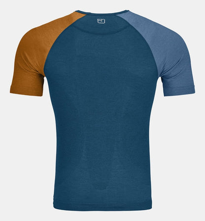 Ortovox 120 Competition Light Petrol Blue Tricou Merino Multisport Barbati