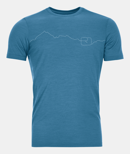 Ortovox 150 Cool Mountain Blue Tricou Merino Multisport Barbati