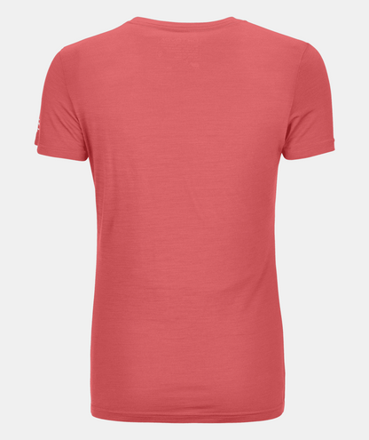 Ortovox 150 Cool MTN Protector Wild Rose Tricou Merino Multisport Femei