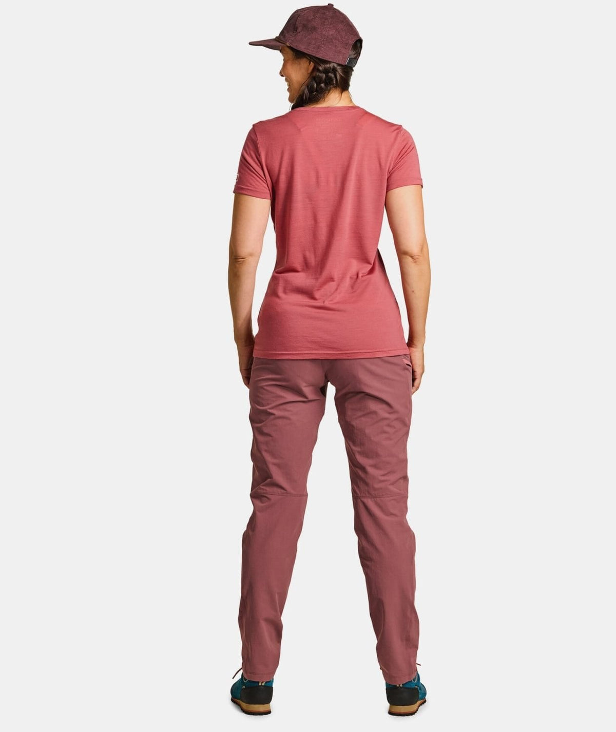 Ortovox 150 Cool MTN Protector Wild Rose Tricou Merino Multisport Femei