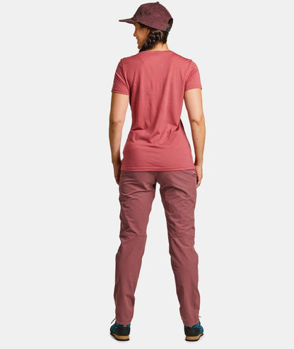 Ortovox 150 Cool MTN Protector Wild Rose Tricou Merino Multisport Femei