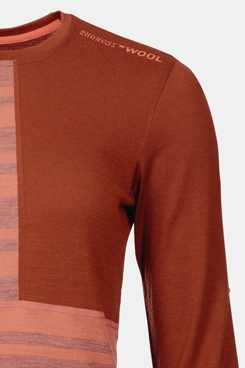 Ortovox 185 Rock n Wool Coral Bluza de Corp Merino Multisport Femei