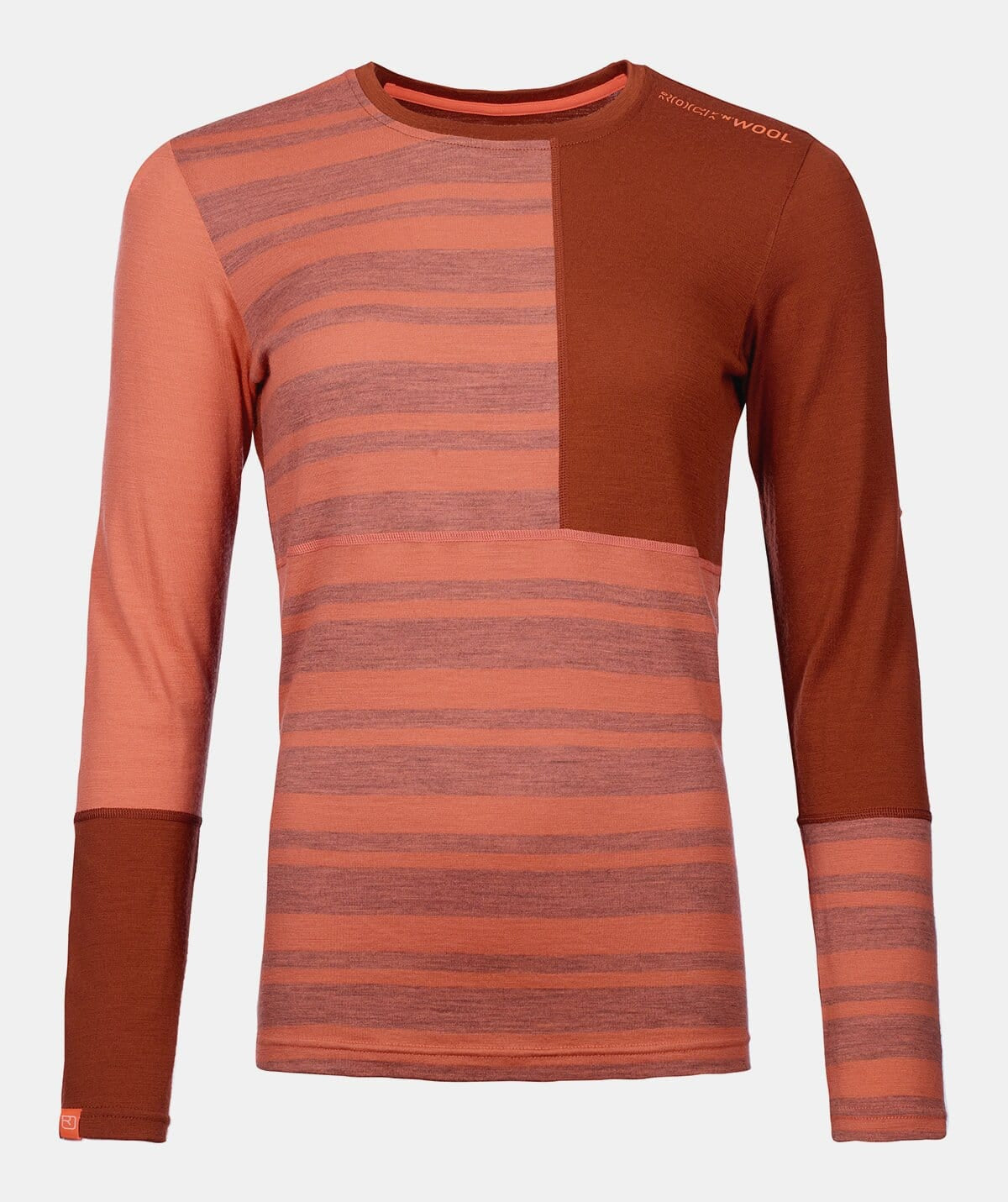 Ortovox 185 Rock n Wool Coral Bluza de Corp Merino Multisport Femei