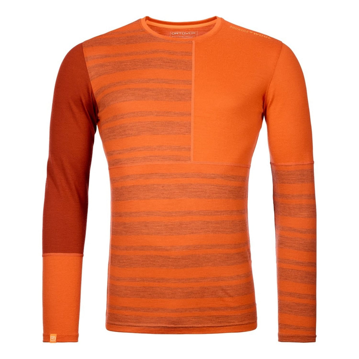Ortovox 185 Rock N Wool Desert Orange Bluza de Corp Ski Barbati
