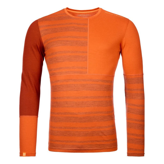 Ortovox 185 Rock N Wool Desert Orange Bluza de Corp Ski Barbati