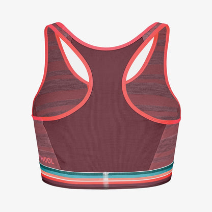 Ortovox 185 Rock N Wool Mountain Rose Bustiera Sport Femei