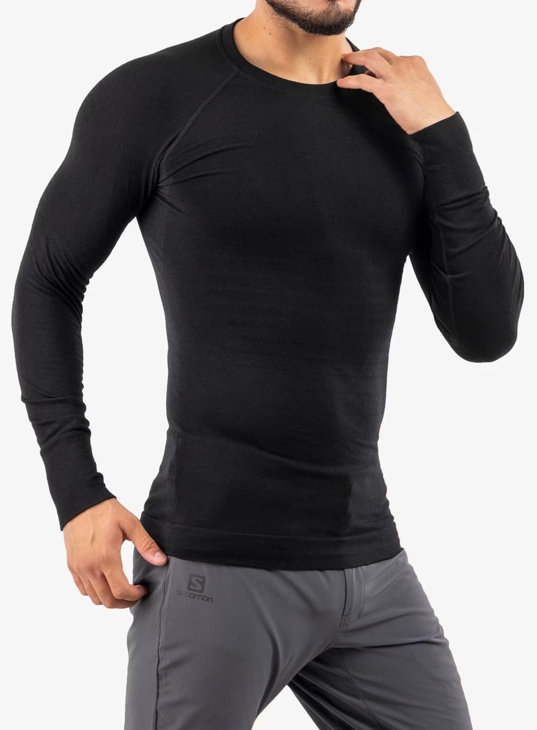 Ortovox 230 Competition Black Raven Bluza de Corp Merino Multisport Barbati