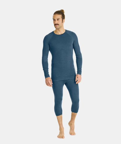 Ortovox 230 Competition Petrol Blue Bluza de Corp Merino Multisport Barbati