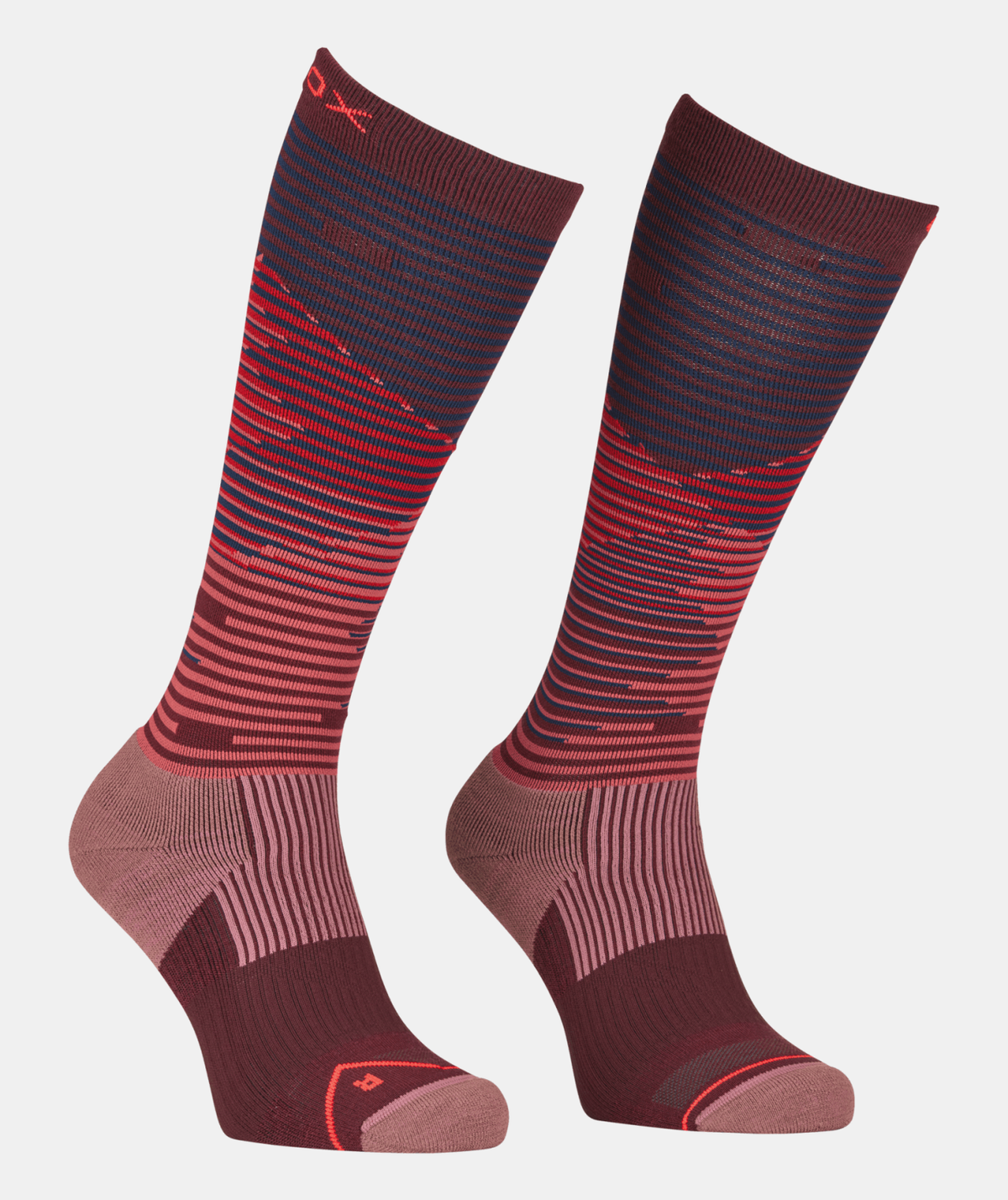 Ortovox All Mountain Long Winetasting Sosete Merino Multisport Femei