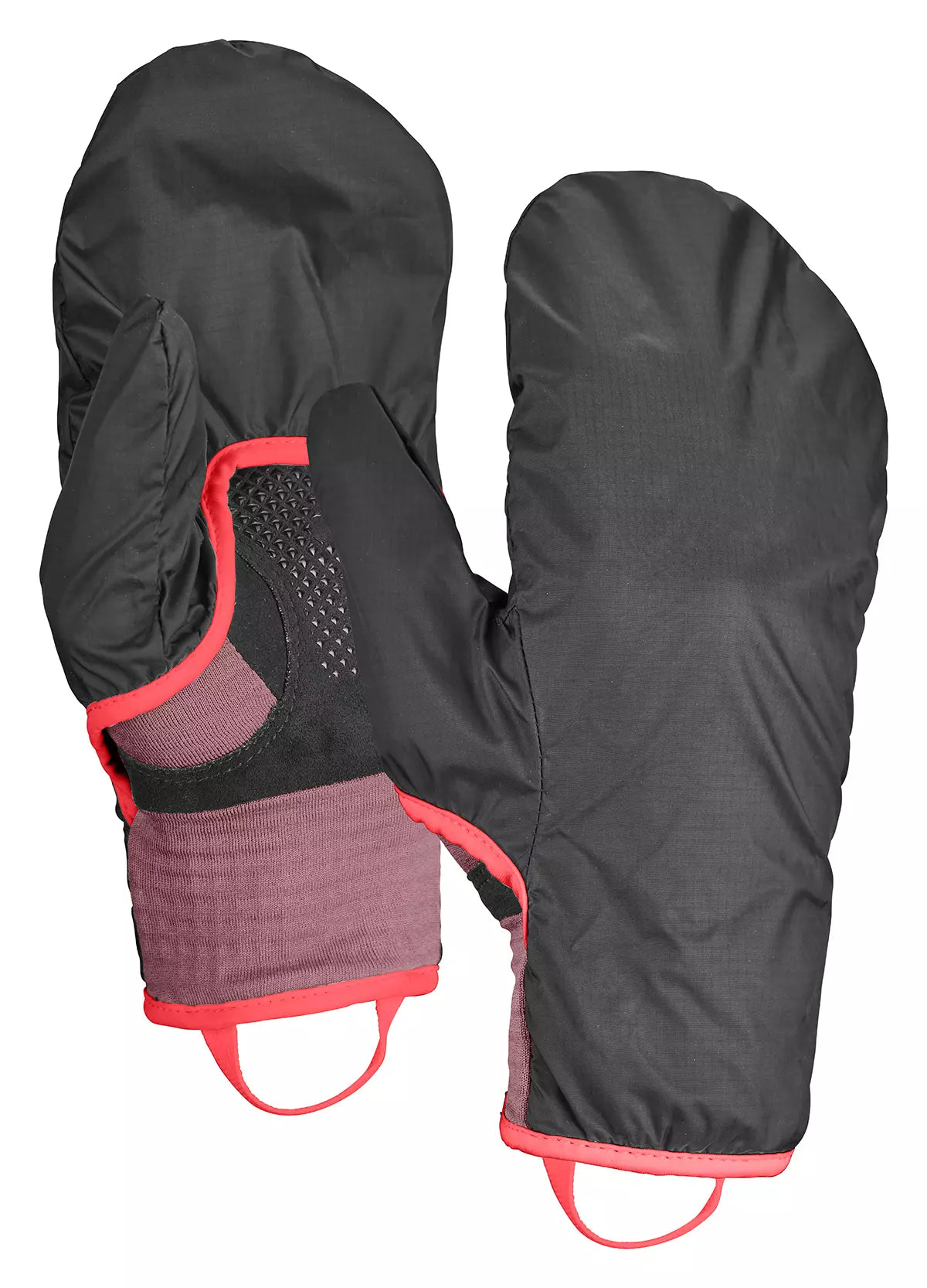 Ortovox Merino Fleece Grid Cover Mountain Rose Manusi Multisport Femei
