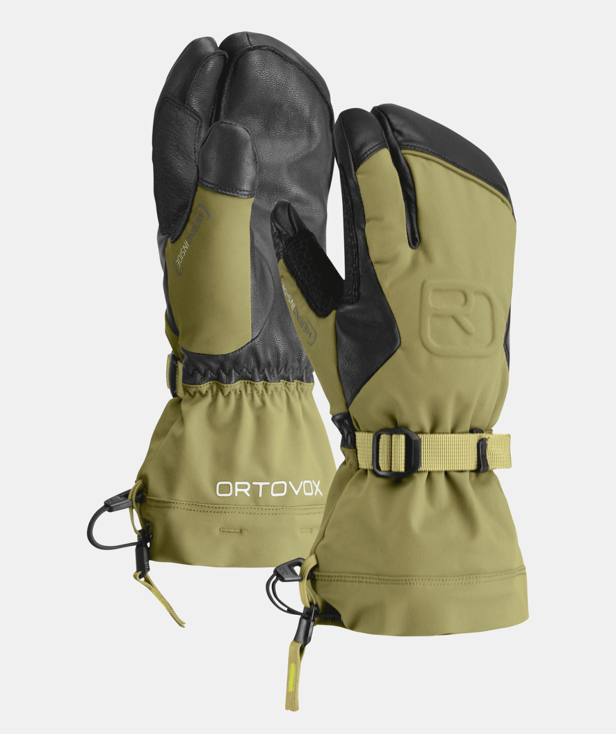 Ortovox Merino Freeride 3 Finger Wild Herbs Manusi Ski Barbati