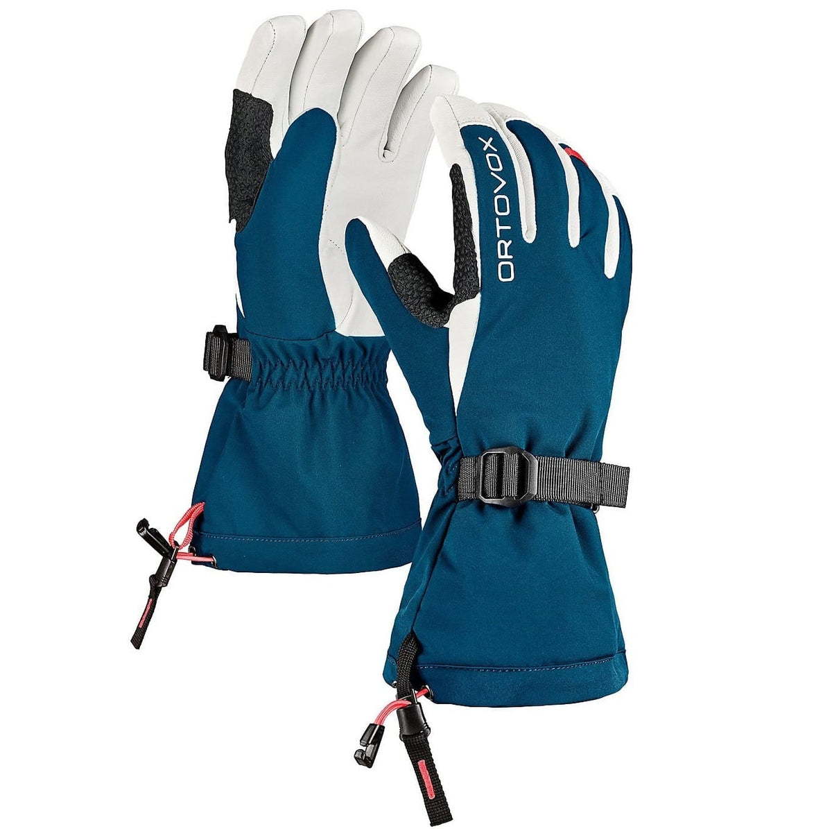 Ortovox Merino Mountain Petrol Blue Manusi Ski Femei