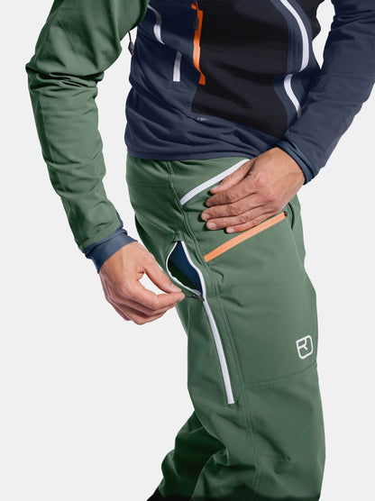 Ortovox Merino Naturetec Bacun Black Raven Pantaloni Ski Tura Barbati
