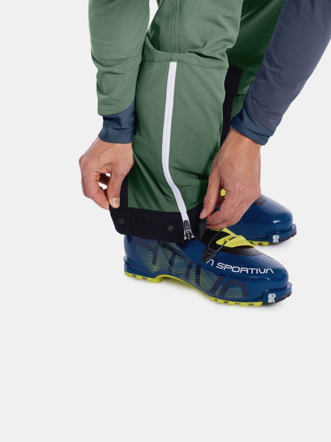 Ortovox Merino Naturetec Bacun Black Raven Pantaloni Ski Tura Barbati