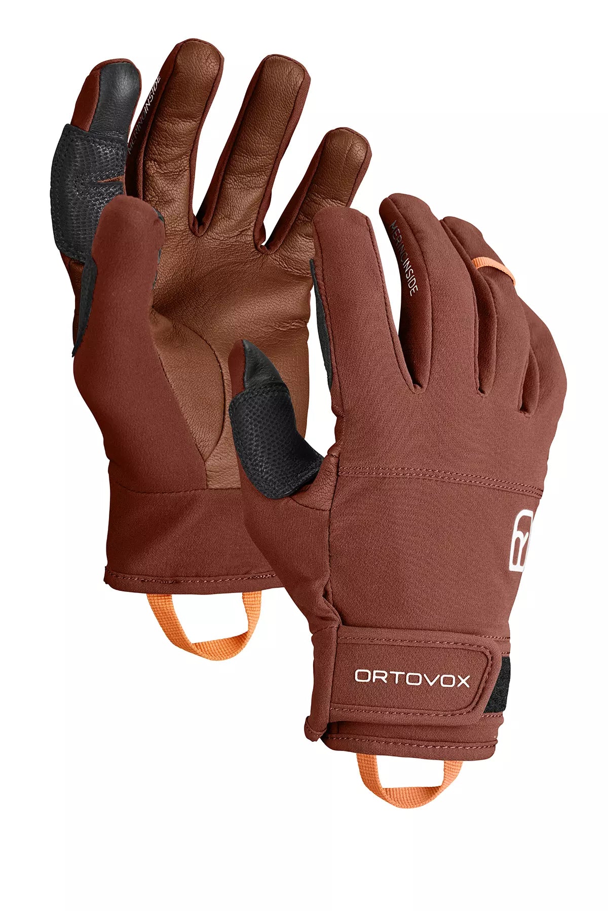 Ortovox Merino Tour Light Clay Orange Manusi Multisport Barbati