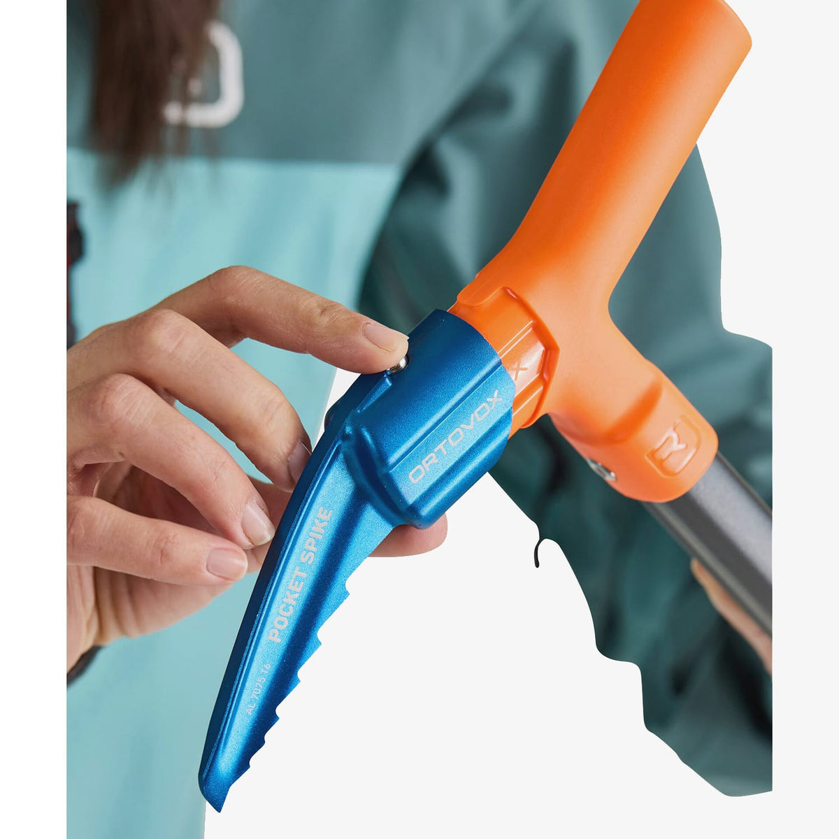 Ortovox Pro Alu III  Safety Blue + Pocket Spike  Set Lopata Avalansa