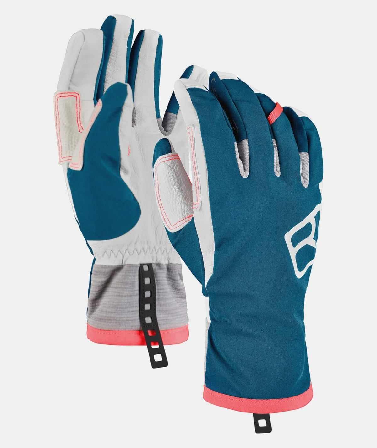 Ortovox Tour Petrol Blue Manusi Merino Ski Femei