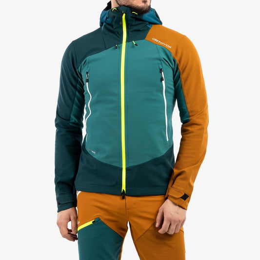 Ortovox Westalpen Softshell Pacific Green Geaca Drumetie Barbati