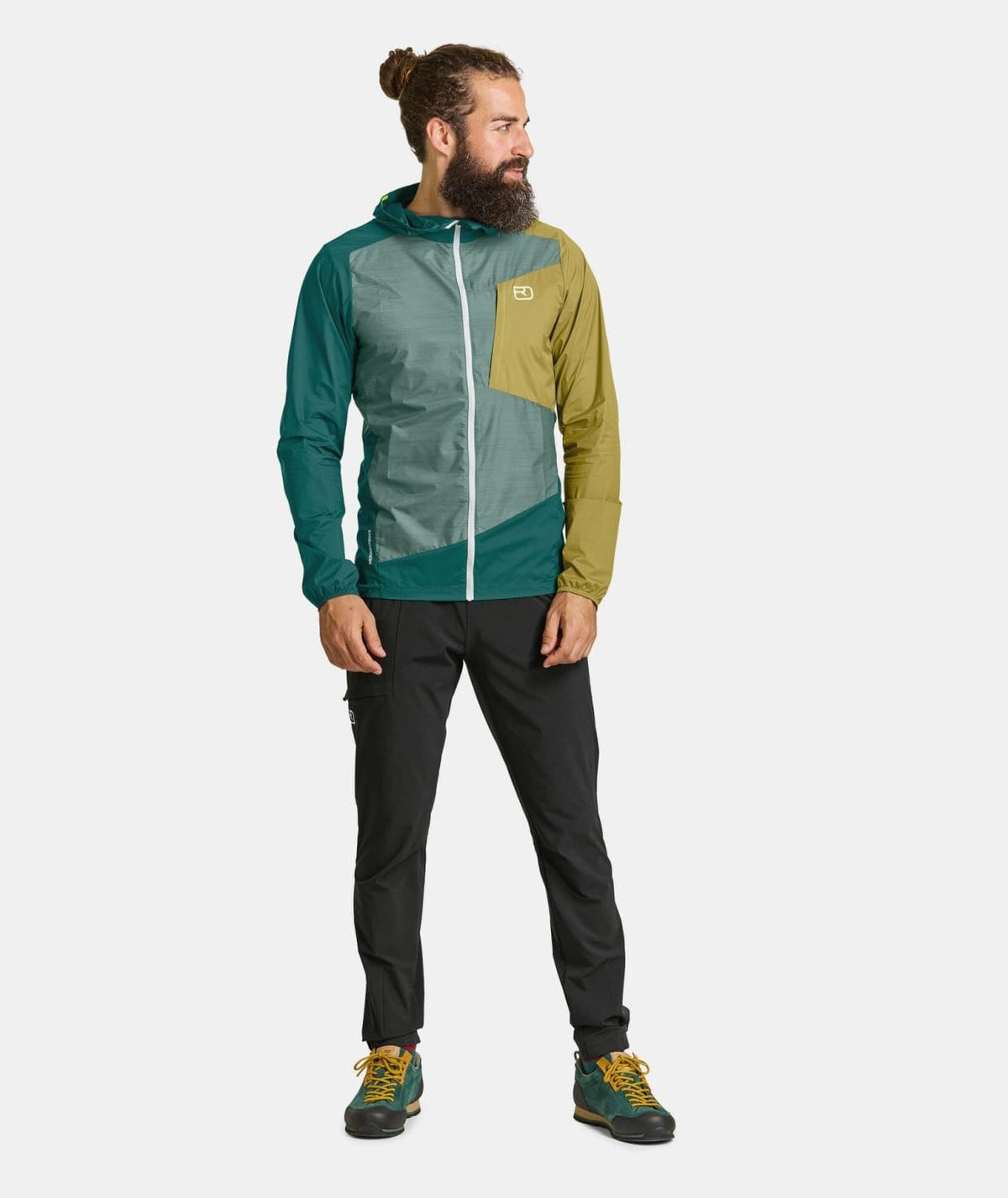 Ortovox Windbreaker Petrol Blue Geaca Drumetie Barbati