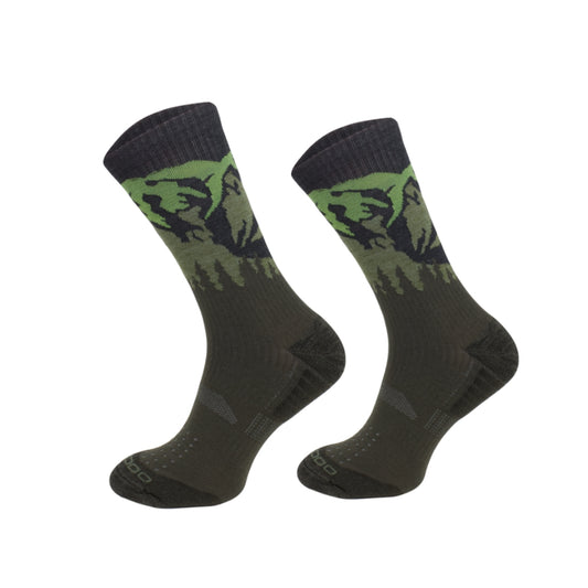 Șosete Hiking Comodo Crew Merino-khaki
