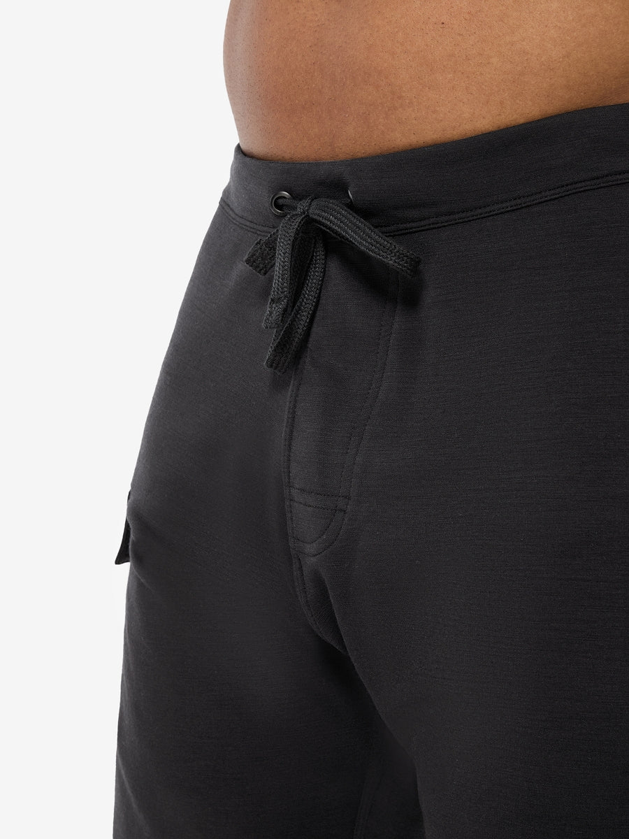 Pantaloni scurti barbati cu merino SN-SUPERNATURAL - M UNIVERSAL Jet Black