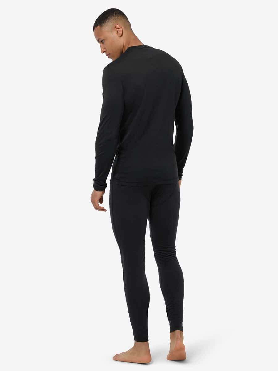 Pantaloni de corp barbati SN Super.Natural M BIO BASE TIGHTS Jet Black