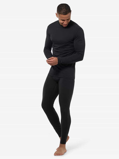 Pantaloni de corp barbati SN Super.Natural M BIO BASE TIGHTS Jet Black