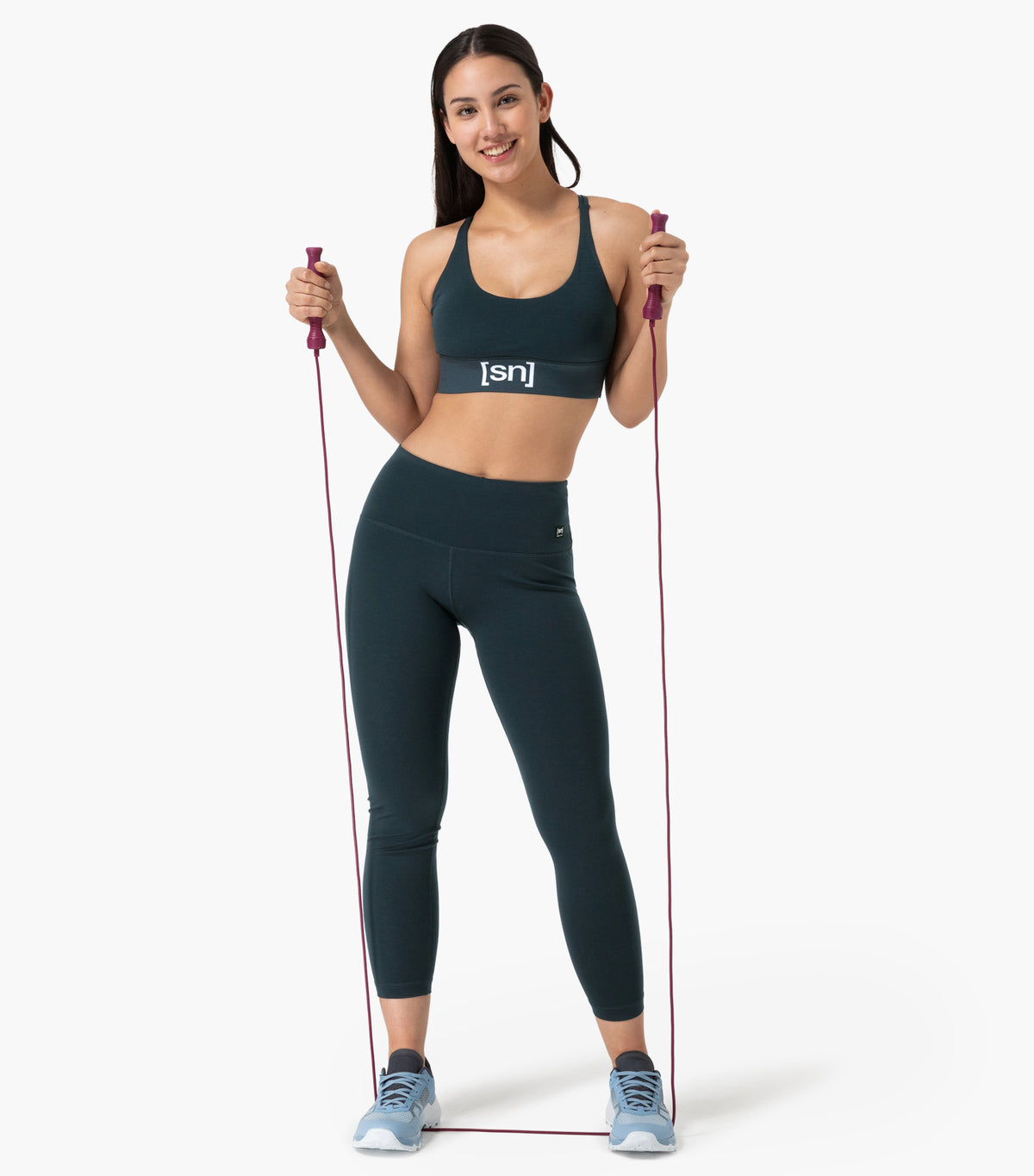 Pantaloni de corp dama SN super.natural W SUPER TIGHTS Blueberry