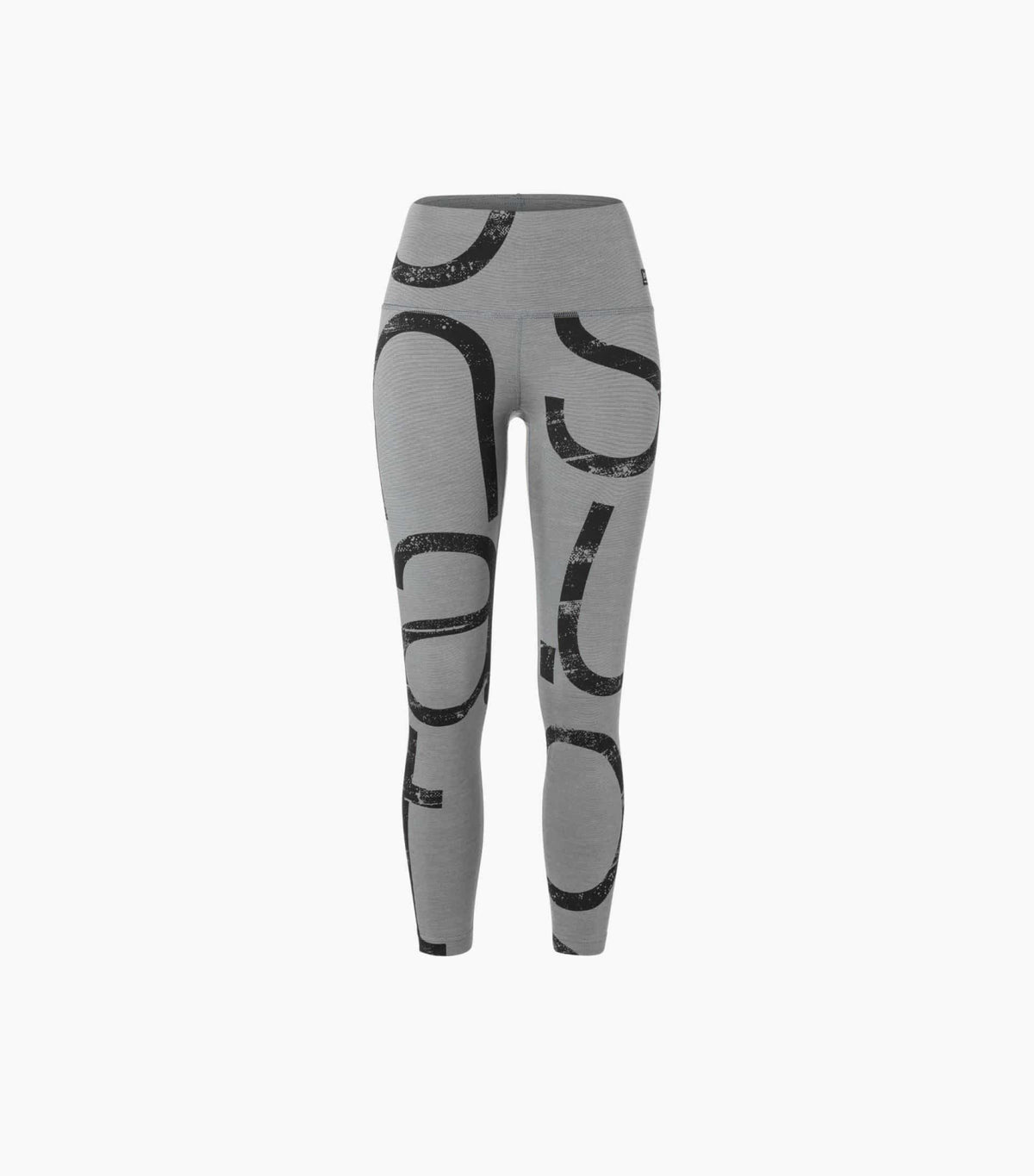 Pantaloni de corp dama SN super.natural W CAPITAL LOGO TIGHTS Cashmere Grey Melange Jet Black