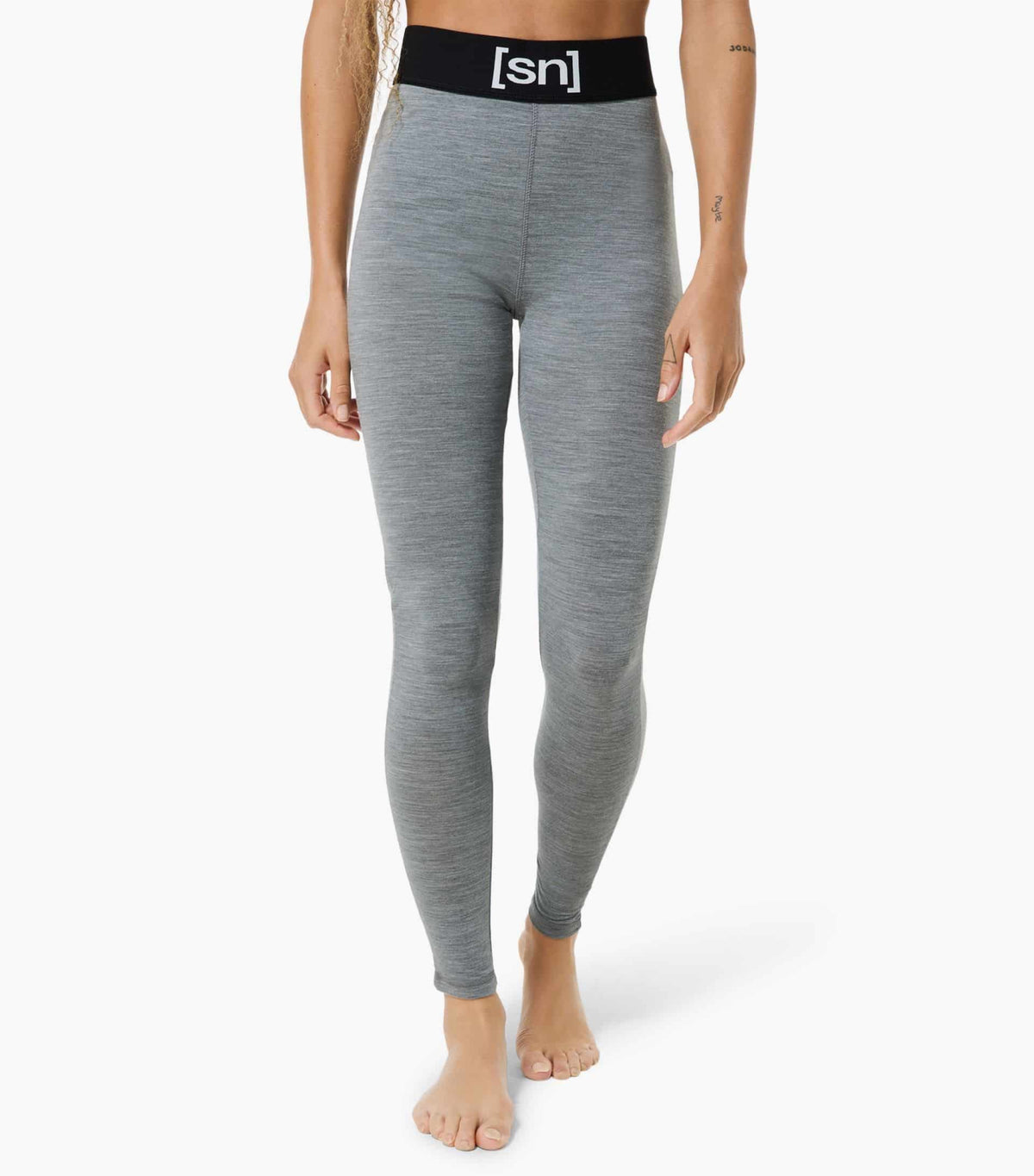 Pantaloni de corp dama SN super.natural W TUNDRA175 TIGHT Cashmere Grey Melange