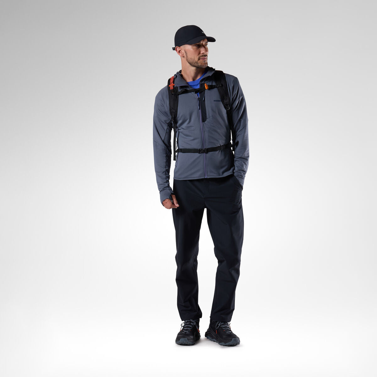 Pantaloni lungi barbati Rossignol M TECH CHINO - Black
