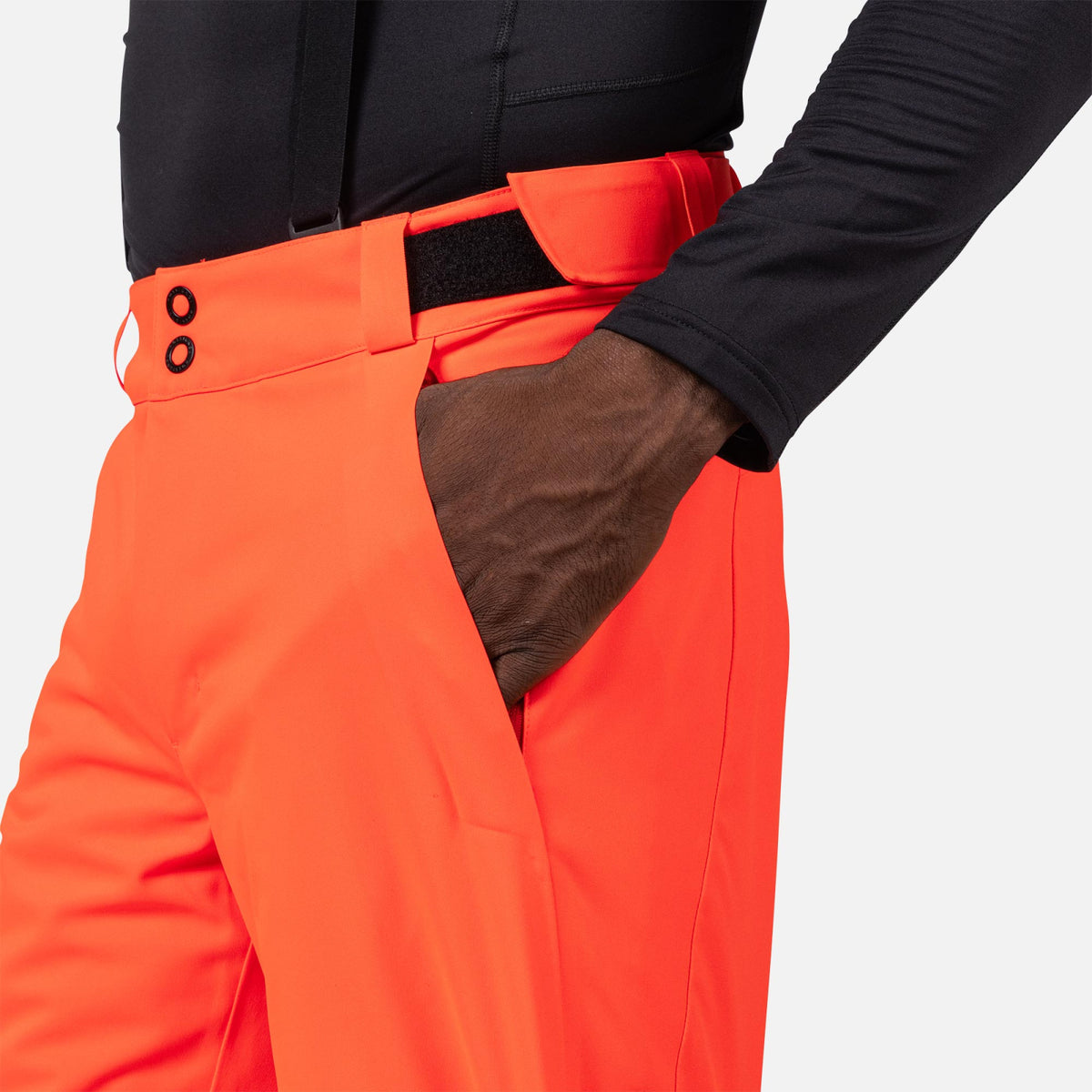 Pantaloni schi barbati Rossignol HERO BLACKSIDE INSULATED Neon Red