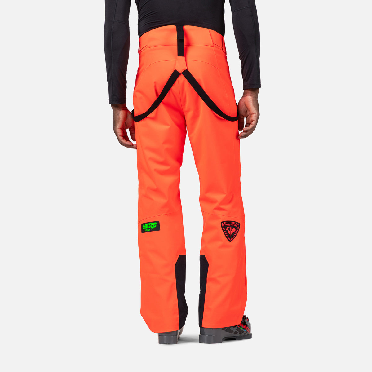 Pantaloni schi barbati Rossignol HERO BLACKSIDE INSULATED Neon Red