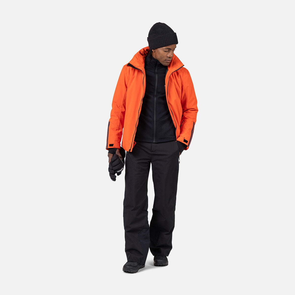 Pantaloni schi barbati Rossignol STRAWPILE insulated - Black