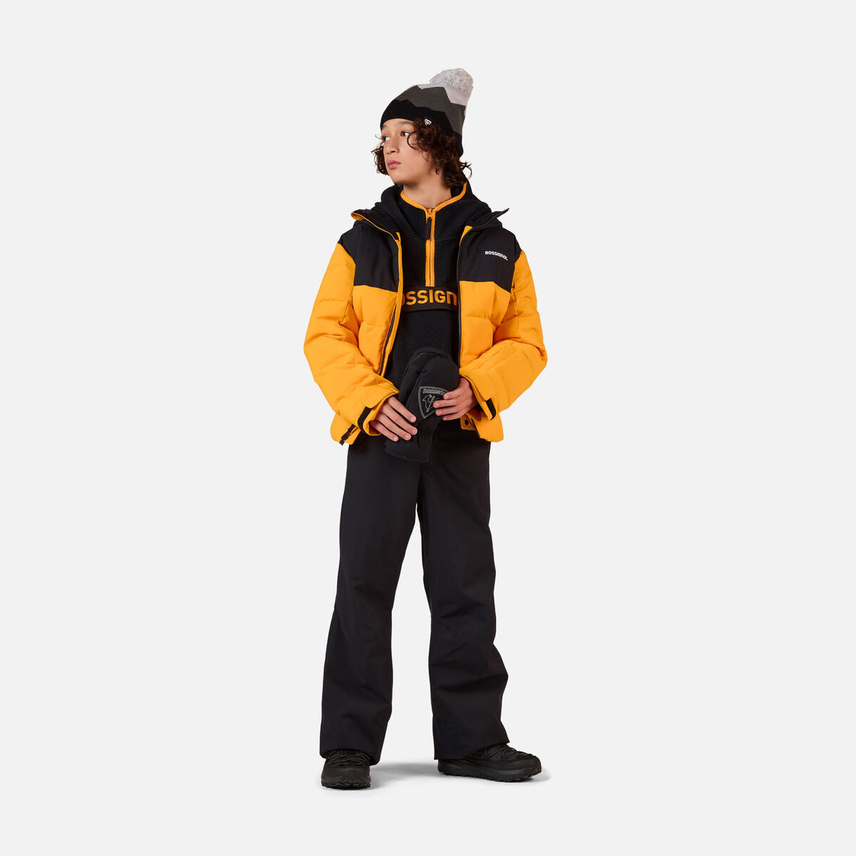 Pantaloni schi copii Rossignol BOY insulated SKI - Black