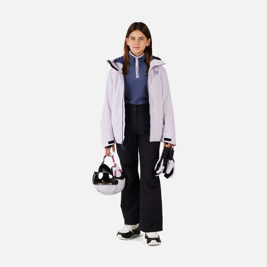 Pantaloni schi copii Rossignol GIRL INSULATED SKI Black