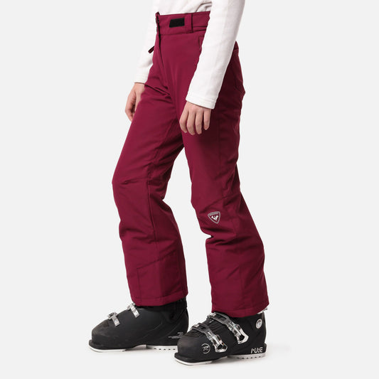 Pantaloni schi copii Rossignol GIRL SKI Dark plum