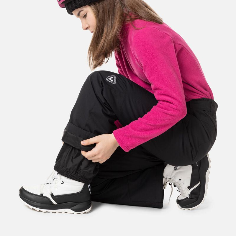Pantaloni schi copii Rossignol GIRL SKI Black