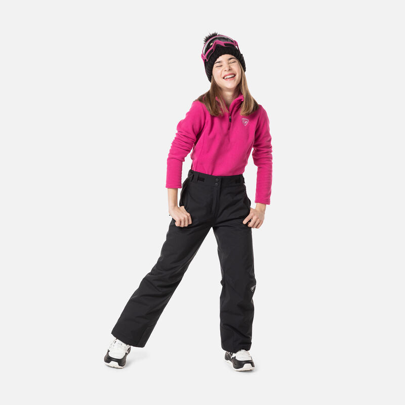 Pantaloni schi copii Rossignol GIRL SKI Black
