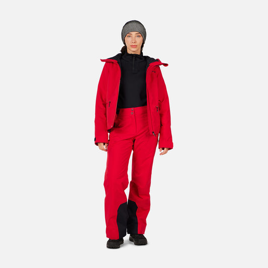 Pantaloni schi dama Rossignol INSULATED SKI Ruby Red