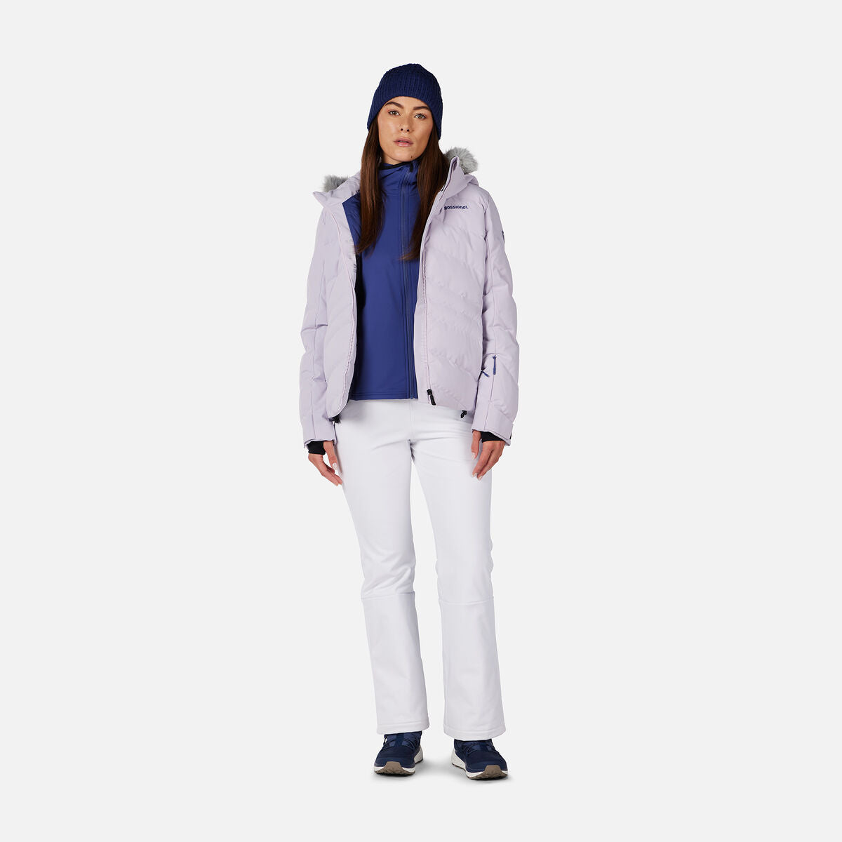 Pantaloni schi dama Rossignol SKI softshell - White