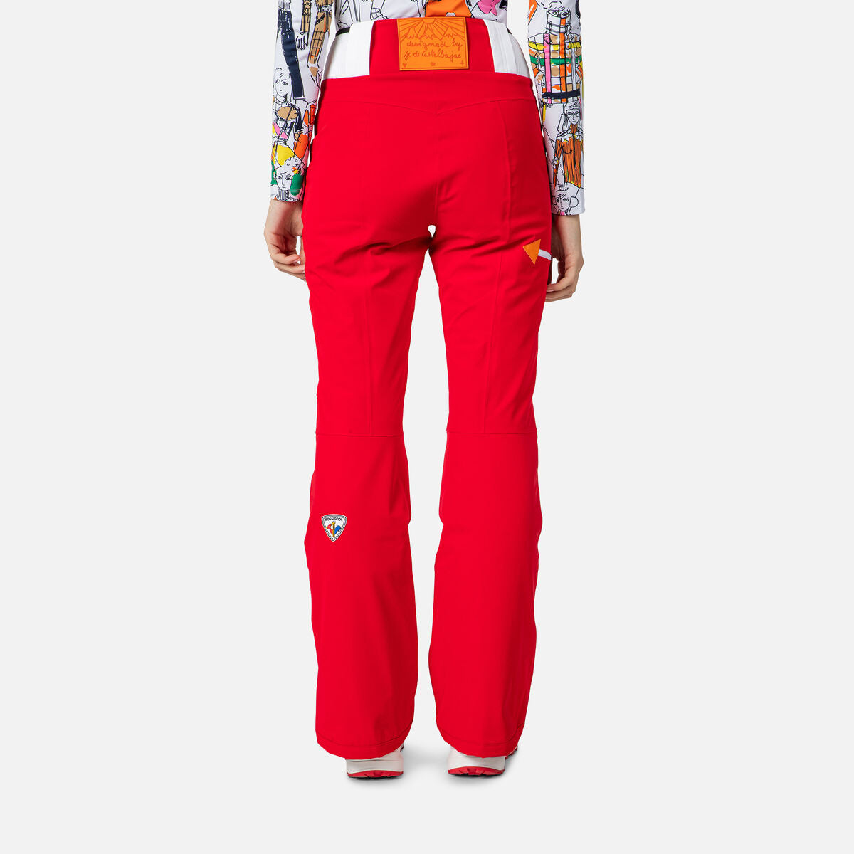 Pantaloni schi dama Rossignol JCC W PILOT STR - Red