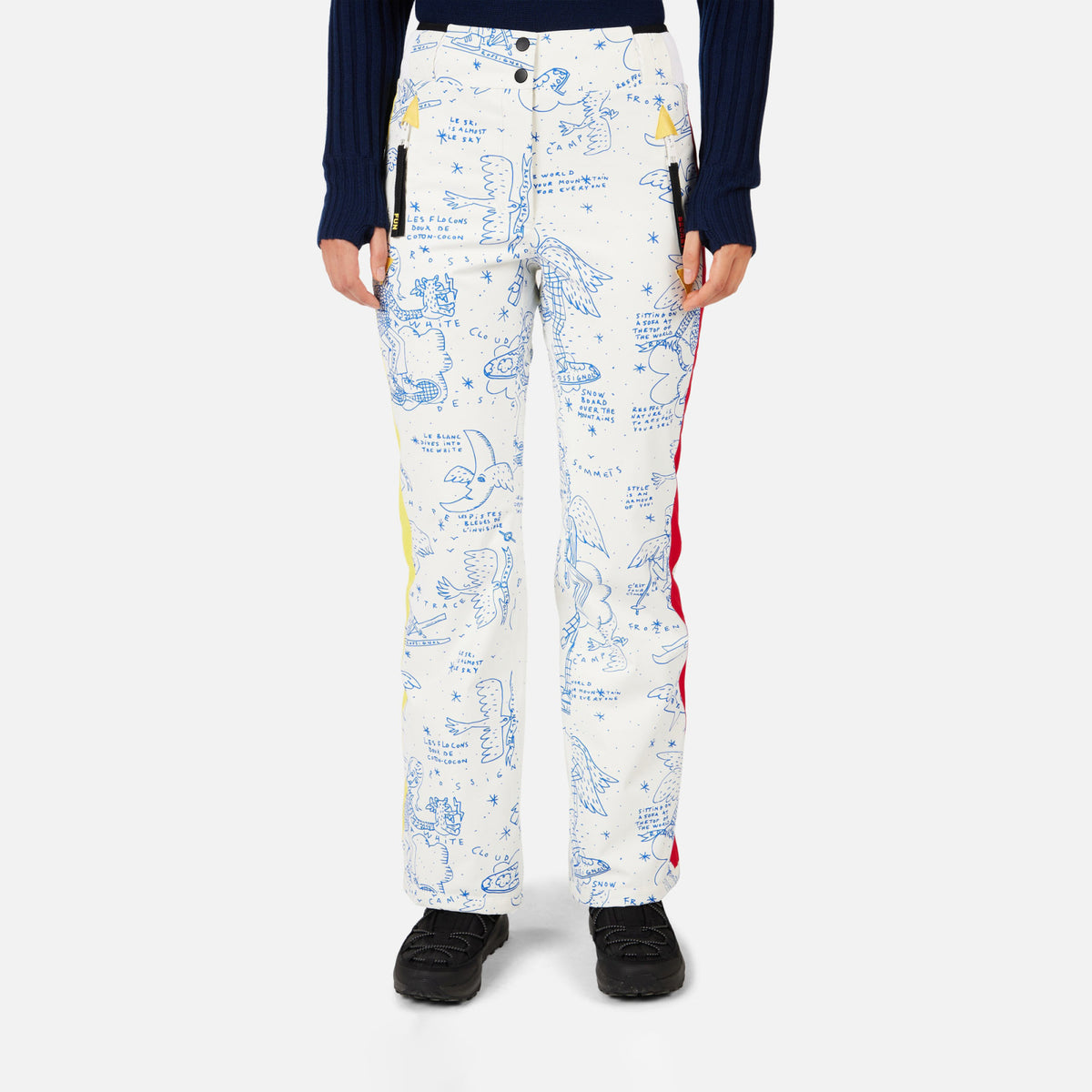 Pantaloni schi dama Rossignol JCC - W Sublim Snow angels artic print