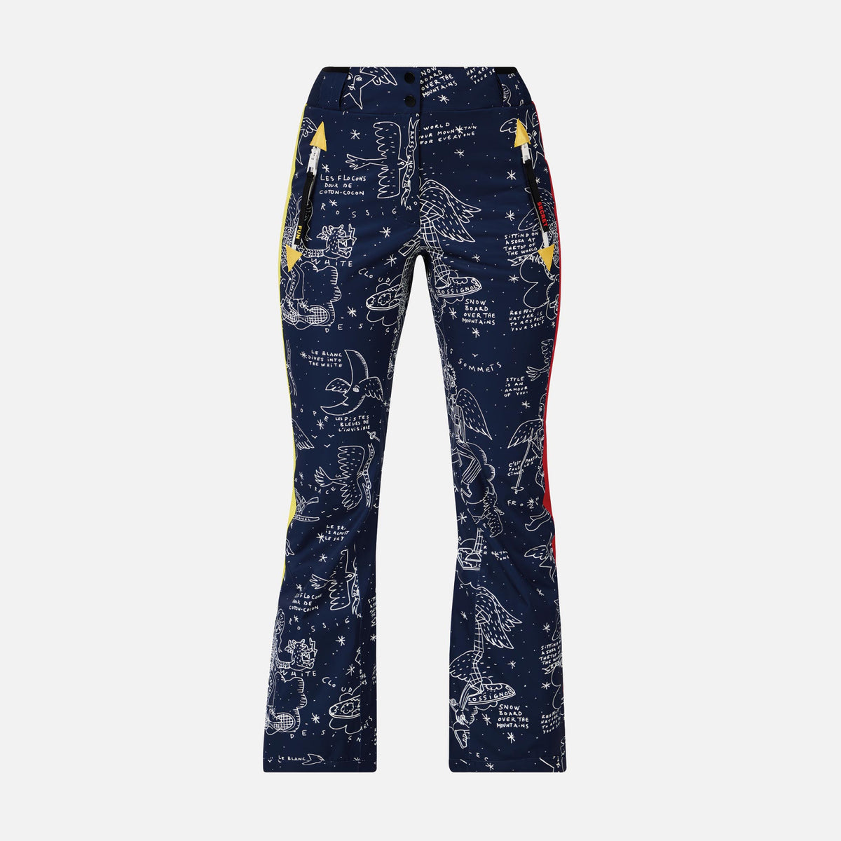 Pantaloni schi dama Rossignol JCC - W Sublim Snow angels cosmic print