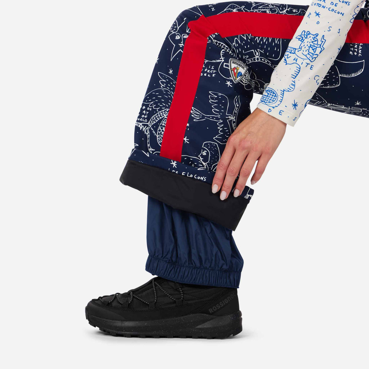 Pantaloni schi dama Rossignol JCC - W Sublim Snow angels cosmic print