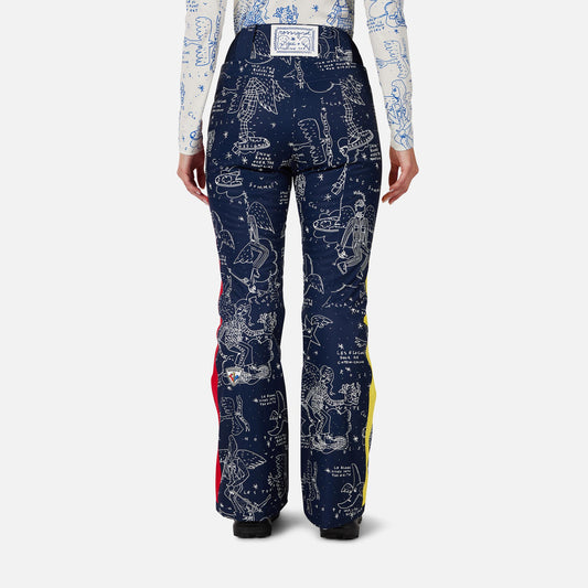 Pantaloni schi dama Rossignol JCC - W Sublim Snow angels cosmic print