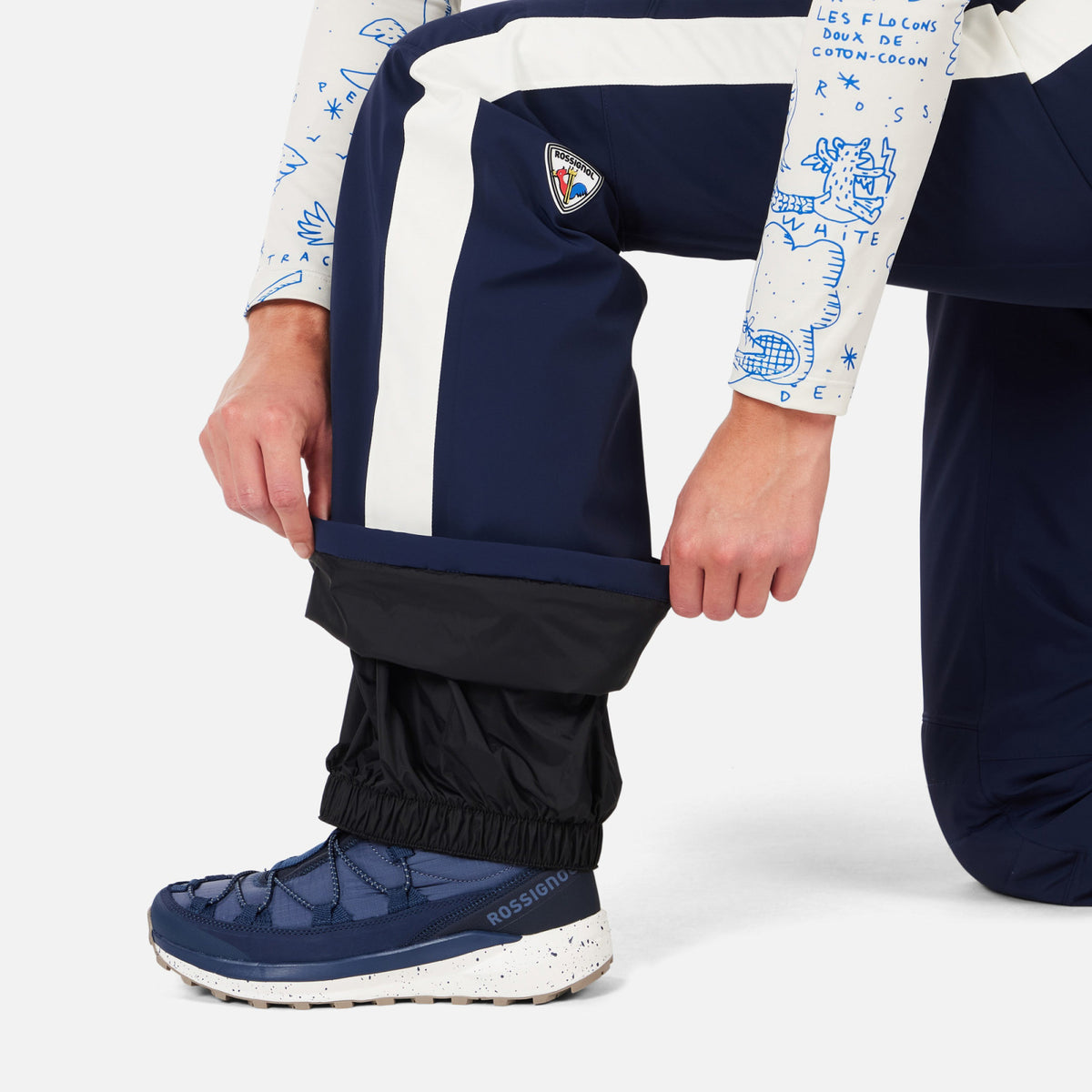 Pantaloni schi dama Rossignol JCC - W Valdiz cosmic blue