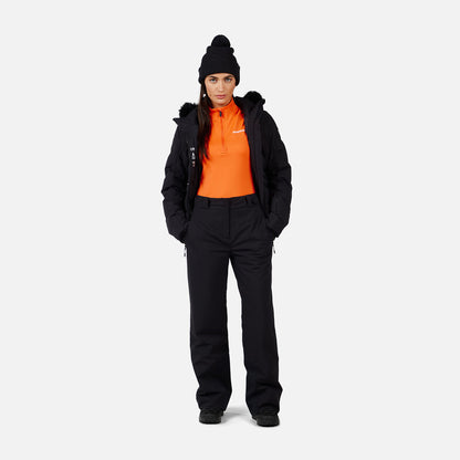 Pantaloni schi dama Rossignol STRAWPILE INSULATED Black