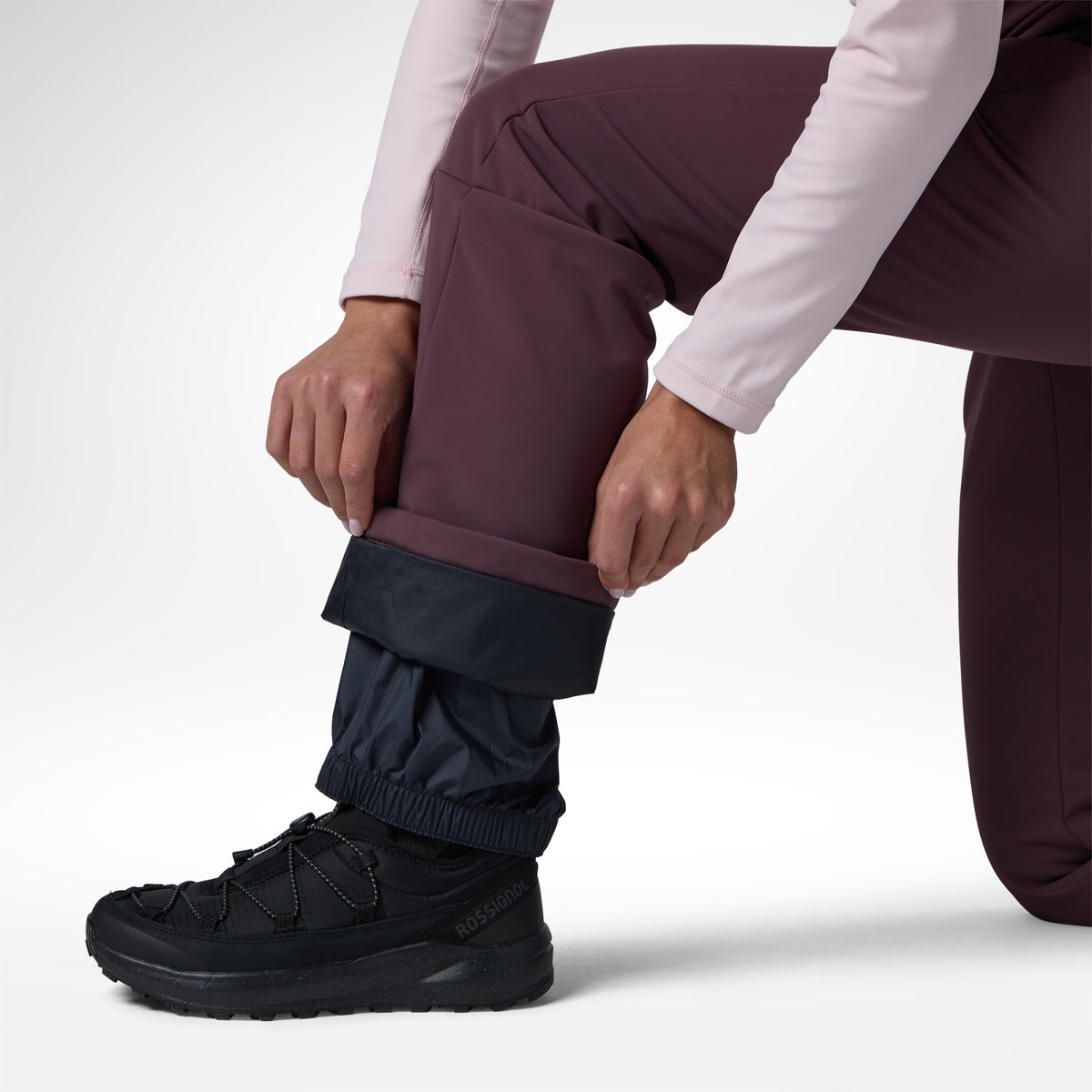Pantaloni schi dama Rossignol SKI softshell - Huckleberry