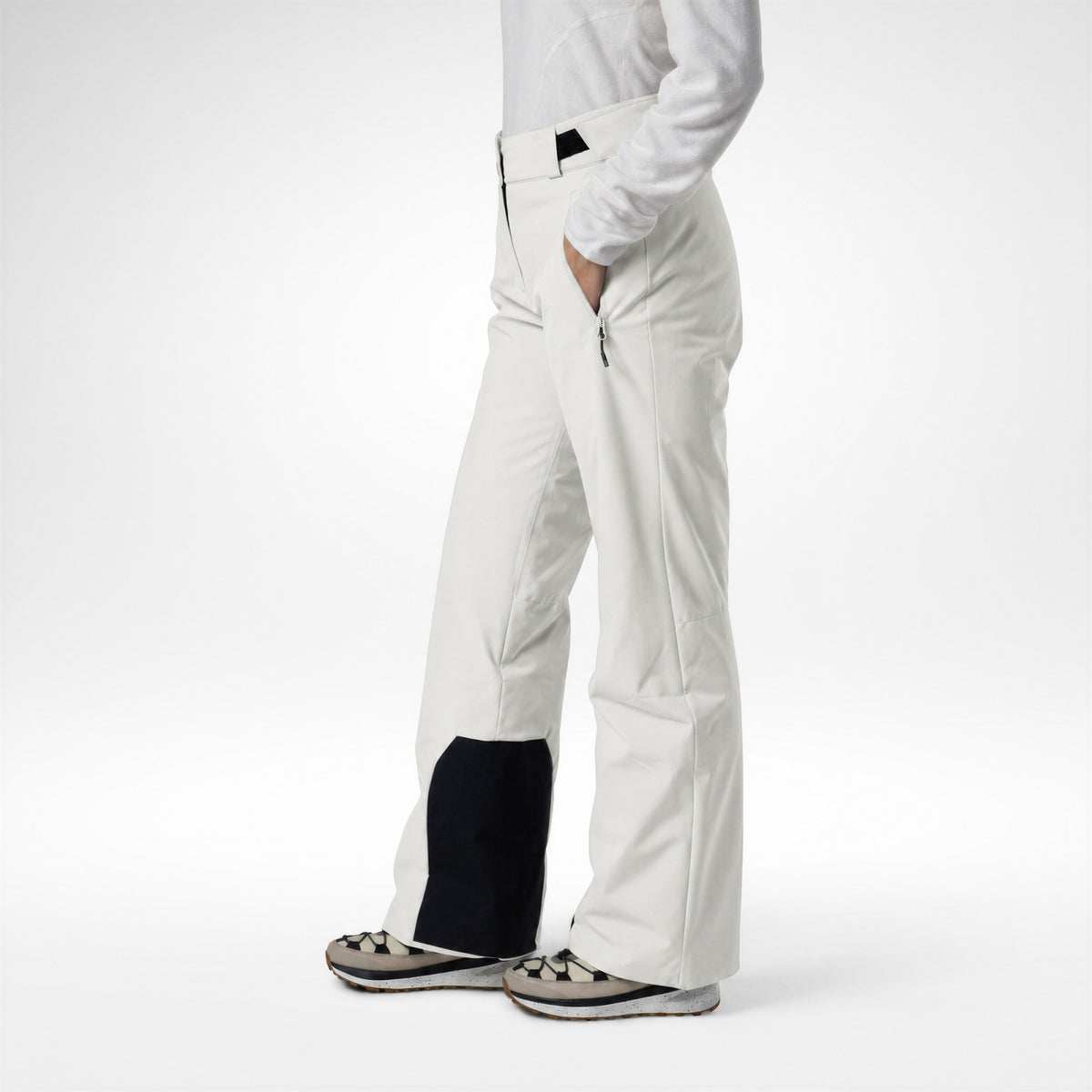 Pantaloni schi dama Rossignol - W Strawpile insulated - White